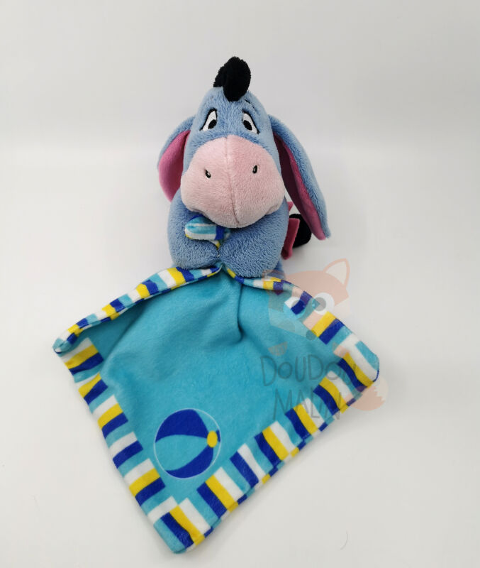  eeyore the donkey plush with comforter blue yellow 